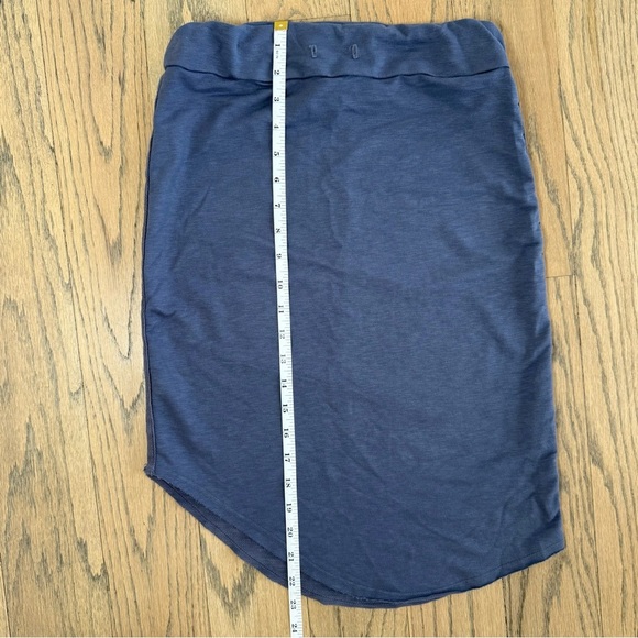 Sundry Women’s Asymmetrical Pull On Casual Blue Cotton Skirt Size 0 - Picture 5 of 10